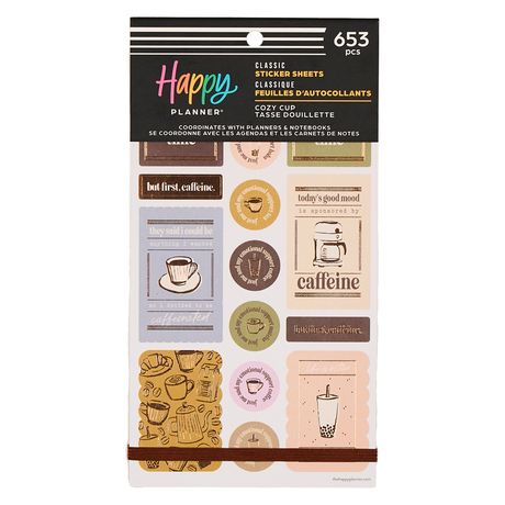 Me & My Big Ideas Happy Planner - Sticker Value Pack Cozy Cup
