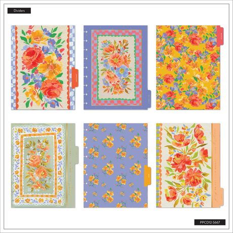 Me & My Big Ideas Happy Planner - French Papers Fabric Classic Planner 12 Month Jul 26 - Jun 27