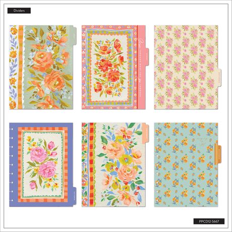 Me & My Big Ideas Happy Planner - French Papers Fabric Classic Planner 12 Month Jul 26 - Jun 27
