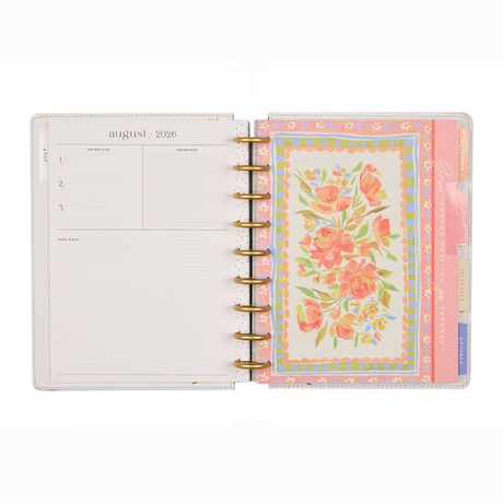 Me & My Big Ideas Happy Planner - French Papers Fabric Classic Planner 12 Month Jul 26 - Jun 27