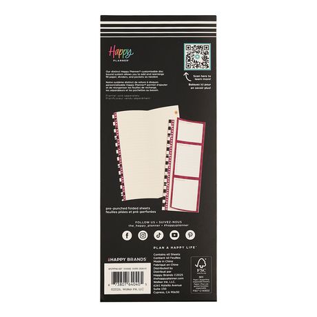 Me & My Big Ideas Happy Planner - Horizon Lines Classic Folded Fill Paper