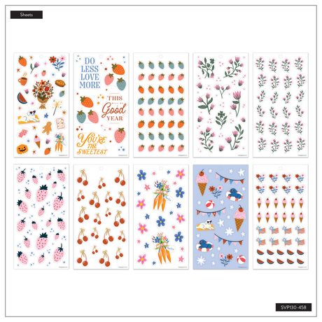 Me & My Big Ideas Happy Planner - Sticker Value Pack A Festive Year Icons