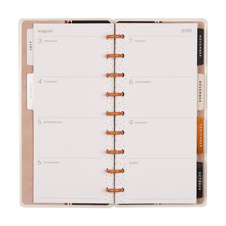 Me & My Big Ideas Happy Planner - Neutral Noir Skinny Planner 12 Month Jul 26 - Jun 27