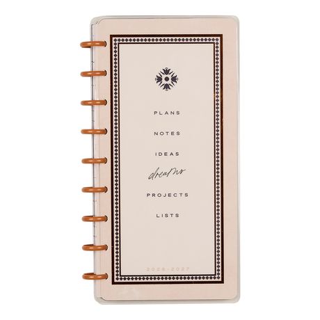 Me & My Big Ideas Happy Planner - Neutral Noir Skinny Planner 12 Month Jul 26 - Jun 27