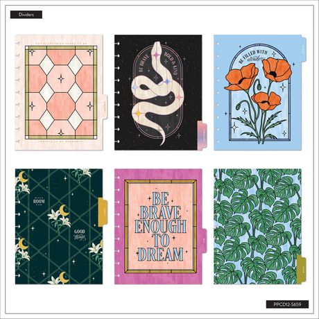 Me & My Big Ideas Happy Planner - Tinted Mosaic Embroidered Classic Planner 12 Month Jul 26 - Jun 27