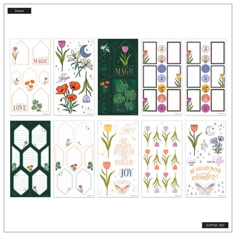 Me & My Big Ideas Happy Planner - Sticker Value Pack Tinted Mosaic