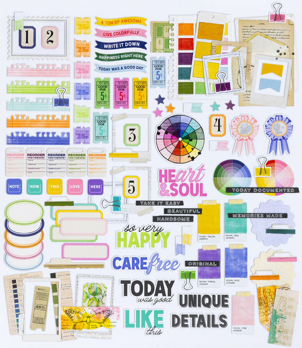 49 & Market Artful Moments by Vicki Boutin - Journaling Bits Die Cuts