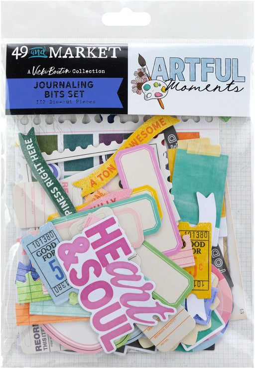 49 & Market Artful Moments by Vicki Boutin - Journaling Bits Die Cuts