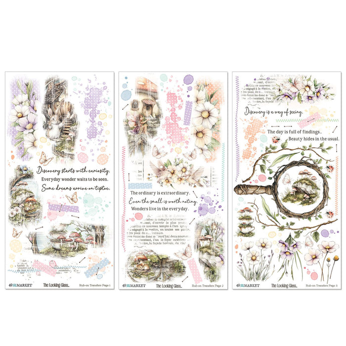 49 & Market The Looking Glass - Blendable Rub-On Transfers