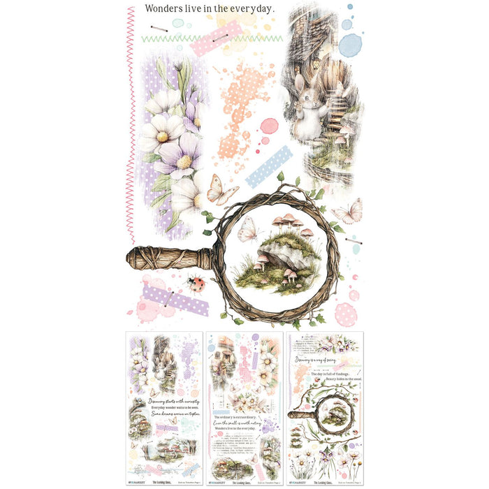 49 & Market The Looking Glass - Blendable Rub-On Transfers