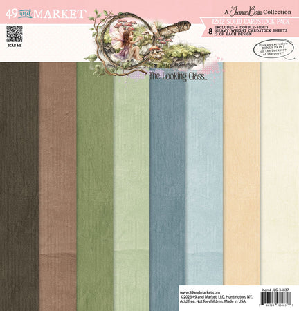 49 & Market The Looking Glass - 12x12 Solids Collection Pack
