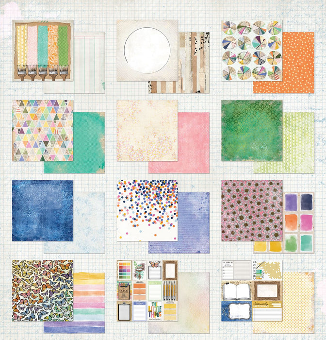 49 & Market Artful Moments by Vicki Boutin - 12x12 Paper Pad