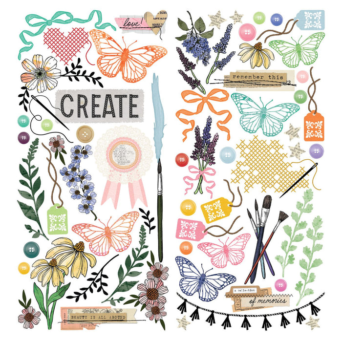 49 & Market Artful Moments by Vicki Boutin - Laser Cut Outs