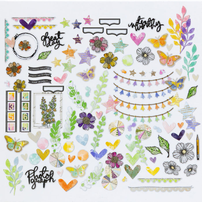 49 & Market Artful Moments by Vicki Boutin - Foiled Die Cut Assortment
