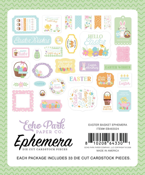 Echo Park Easter Basket - Ephemera Icons
