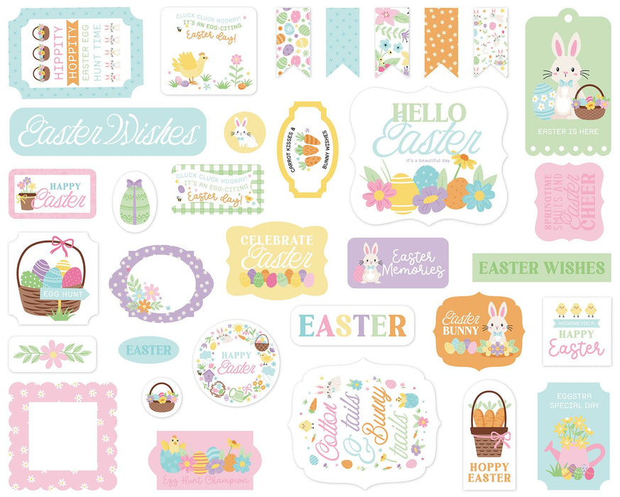 Echo Park Easter Basket - Ephemera Icons