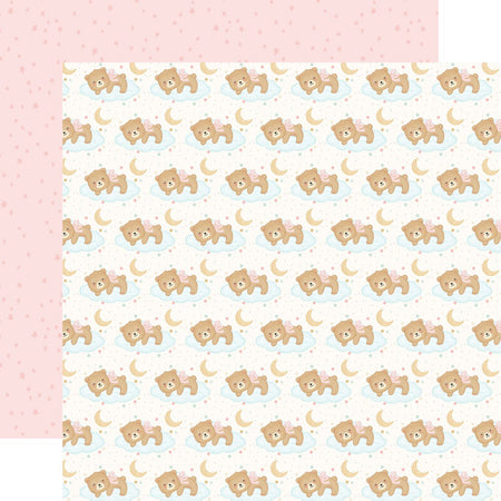 Carta Bella Little Lullabies Baby Girl - Sleepy Girl Bear