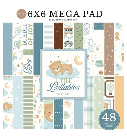Carta Bella Little Lullabies Baby Boy - 6x6 Mega Pad