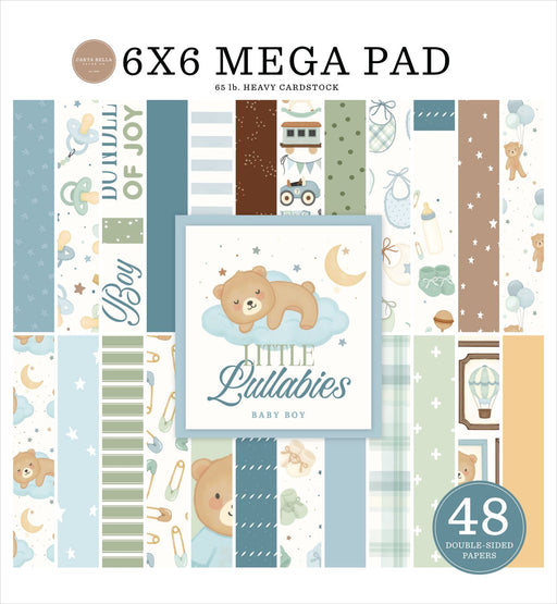 Carta Bella Little Lullabies Baby Boy - 6x6 Mega Pad