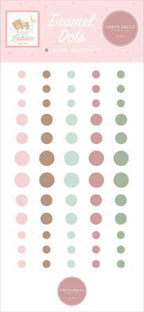 Carta Bella Little Lullabies Baby Girl - Enamel Dots