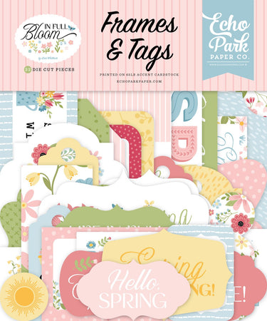 Echo Park In Full Bloom - Ephemera Frames & Tags