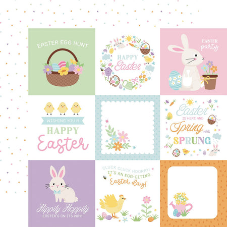 Echo Park Easter Basket - 4x4 Journaling Cards