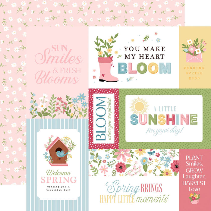 Echo Park In Full Bloom - Multi Journaling Cards