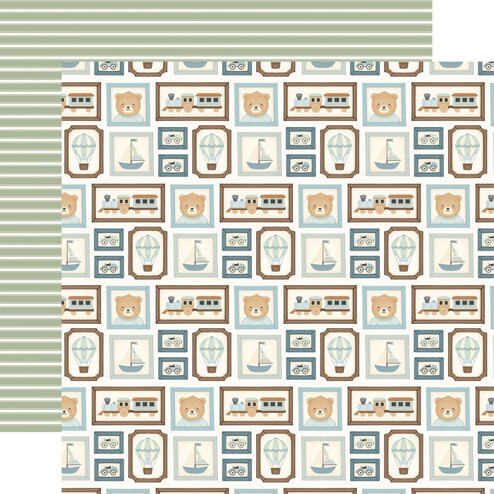 Carta Bella Little Lullabies Baby Boy - Boy Nursery Wall Art