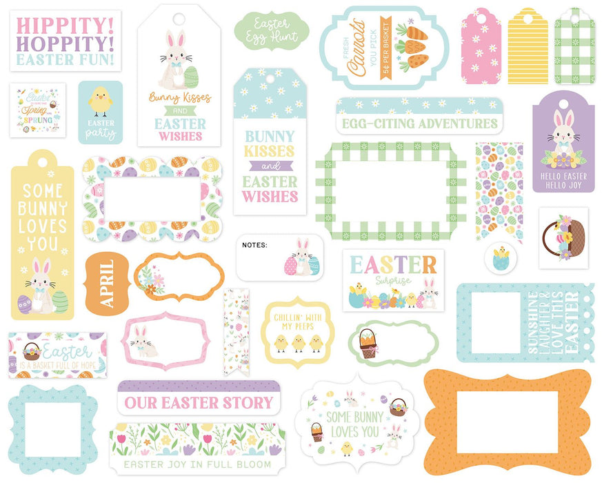 Echo Park Easter Basket - Ephemera Frames & Tags