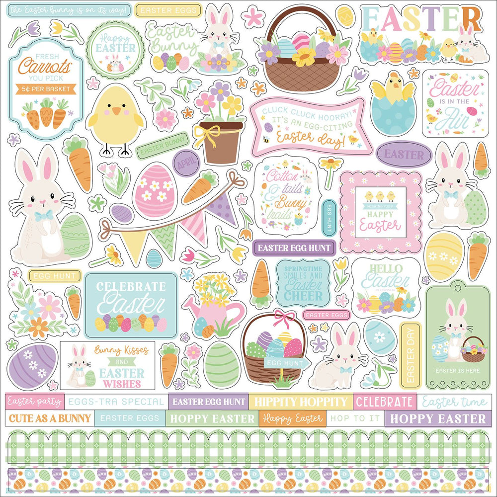 Echo Park Easter Basket - Element Stickers