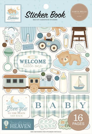 Carta Bella Little Lullabies Baby Boy - Sticker Book