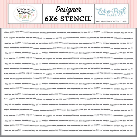 Echo Park In Full Bloom - Happy Spring Trails Stencil