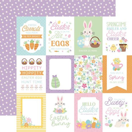 Echo Park Easter Basket - 3x4 Journaling Cards