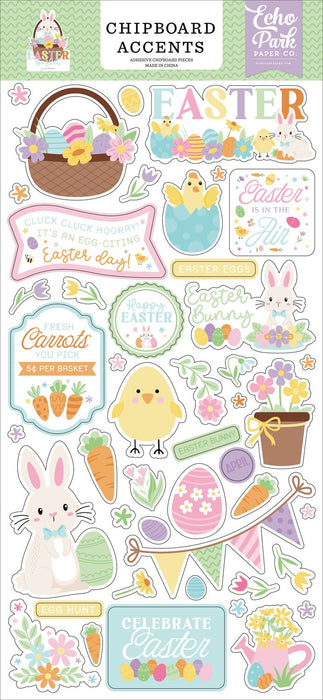 Echo Park Easter Basket - Chipboard Accents