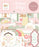 Carta Bella Little Lullabies Baby Girl - Ephemera Frames & Tags