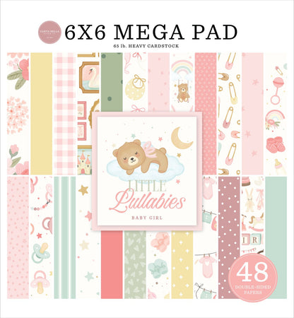 Carta Bella Little Lullabies Baby Girl - 6x6 Mega Pad