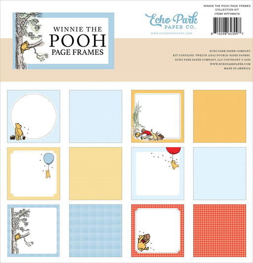 Echo Park Winnie The Pooh Page Frames - Collection Kit