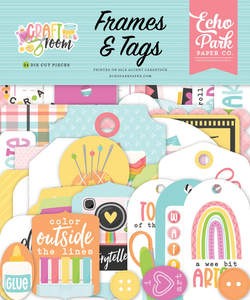 Echo Park Craft Room - Ephemera Frames & Tags