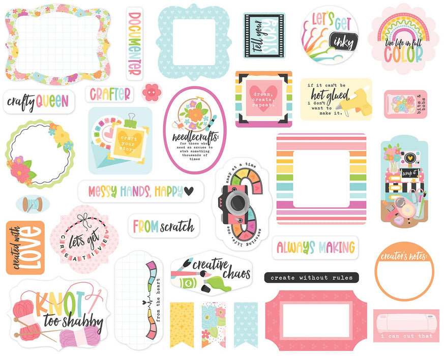 Echo Park Craft Room - Ephemera Icons