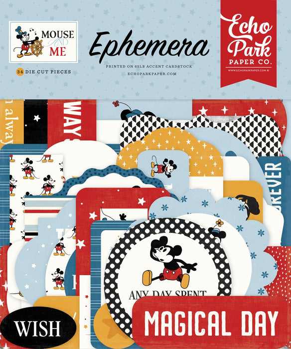 Echo Park Mouse And Me - Ephemera Icons