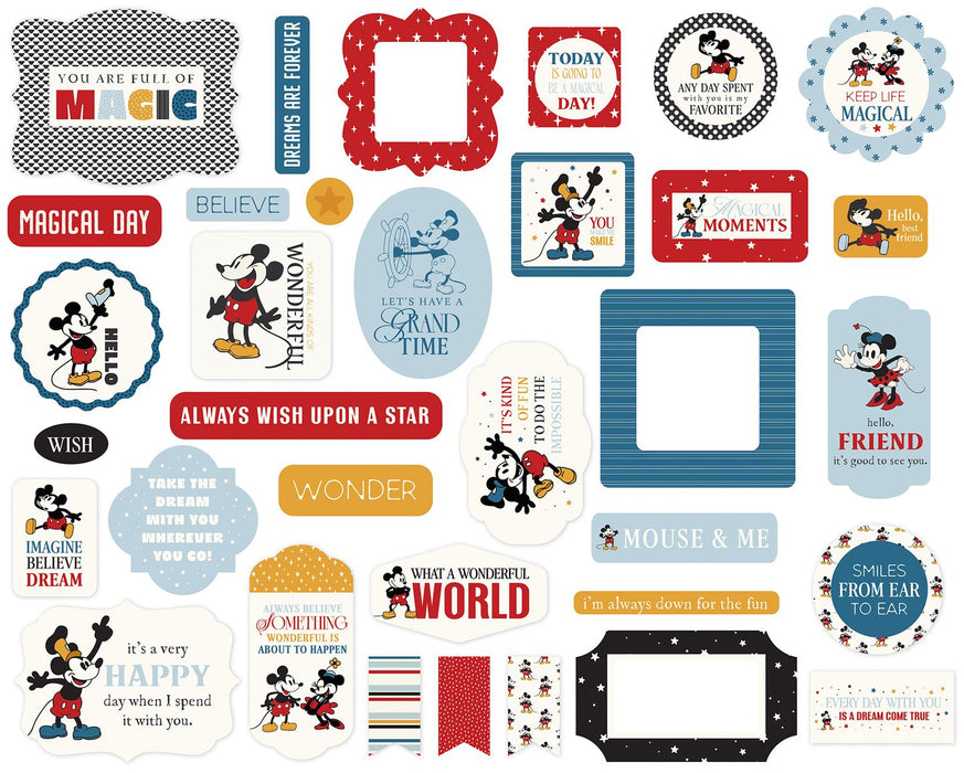 Echo Park Mouse And Me - Ephemera Icons