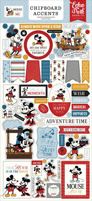 Echo Park Mouse And Me - Chipboard Accents