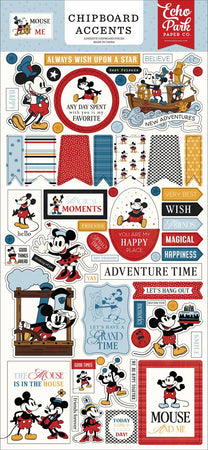 Echo Park Mouse And Me - Chipboard Accents