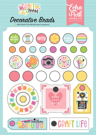 Echo Park Craft Room - Decorative Brads