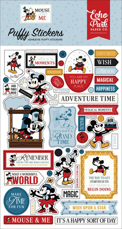 Echo Park Mouse And Me - Puffy Stickers