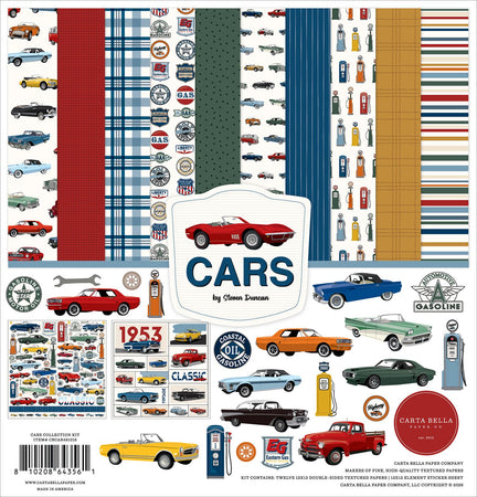 Carta Bella Cars - 12x12 Collection Kit