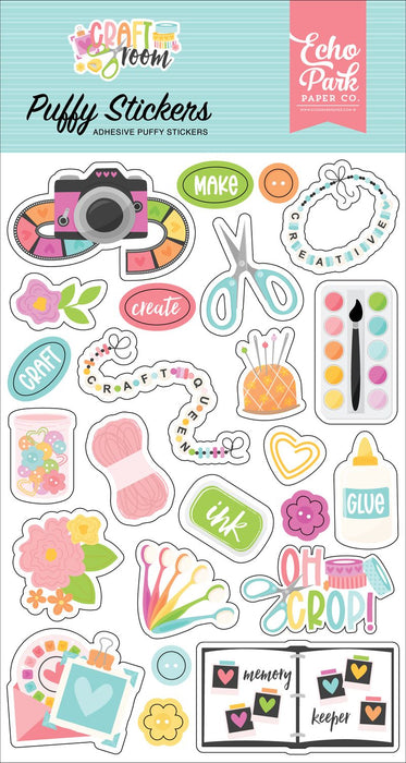 Echo Park Craft Room - Puffy Stickers