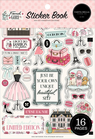 Carta Bella French Girl - Sticker Book