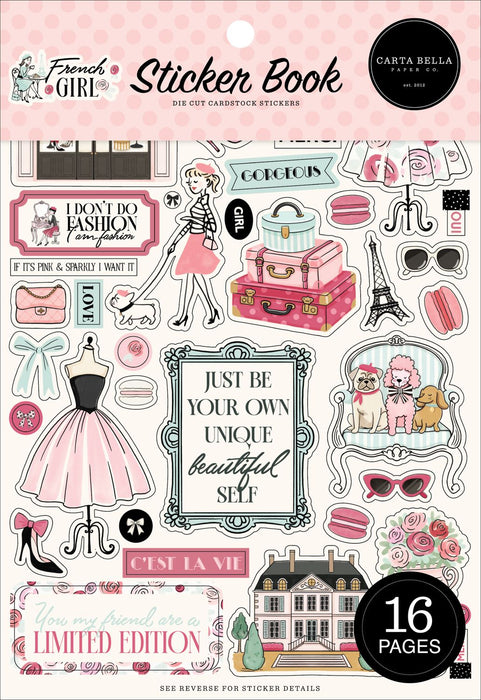 Carta Bella French Girl - Sticker Book