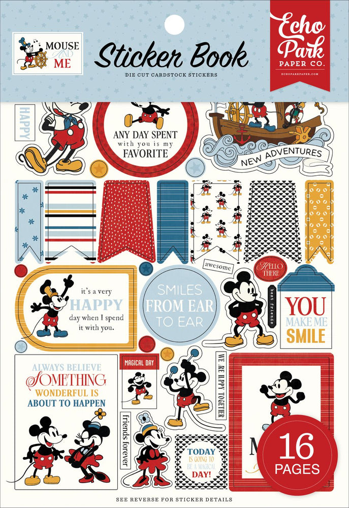 Echo Park Mouse And Me - Sticker Book